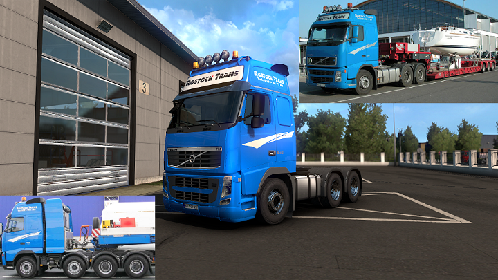 ETS2 - Rostock Trans Skin for Volvo FH Classic (1.39.x)